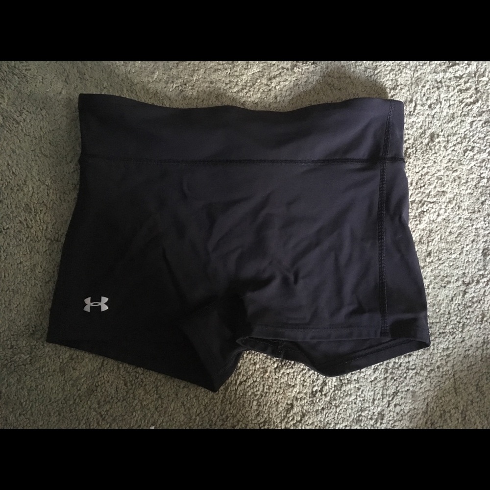 Under Armour Black Spandex Workout Shorts